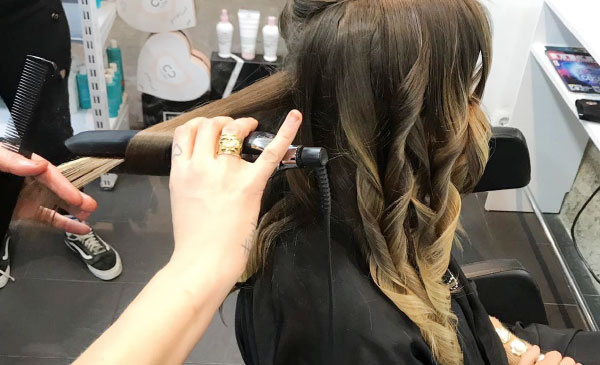 Peinado ghd ondas peluqueria Beths Barcelona