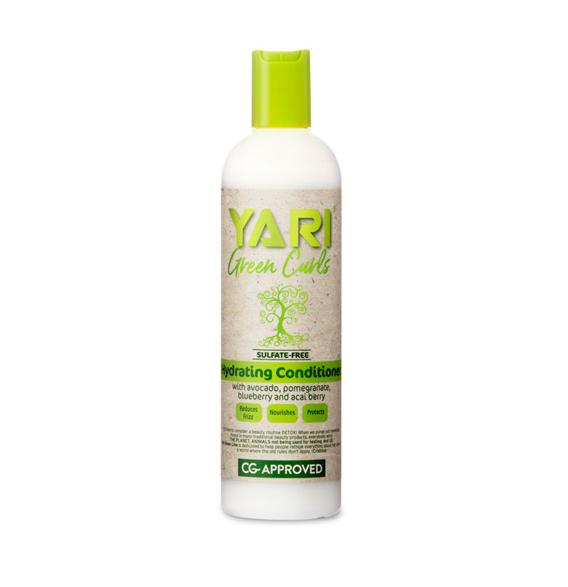 Acondicionador hidratante sin sulfatos Sulfate-Free Hydrating Conditioner Green Curls de Yari
