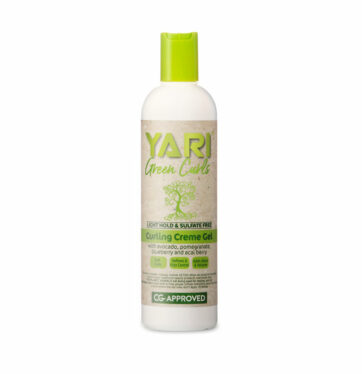 Gel en crema fijación suave Curl Light-Hold Curling Creme Gel Green Curls de Yari