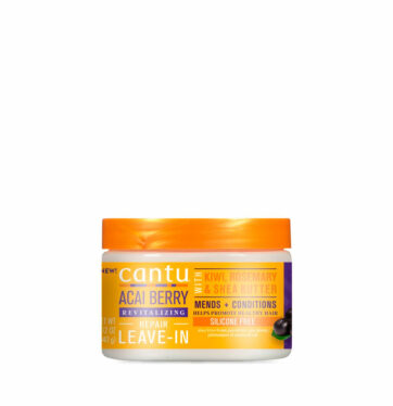 Acondicionador sin aclarado reparador revitalizante Acai Berry Revitalizing Leave-in de Cantu