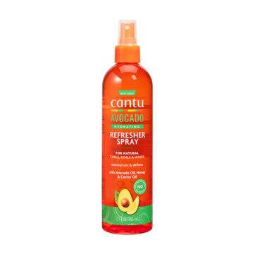 Spray hidratante con aguacate para refrescar rizos Avocado Hydrating Refresher Spray de Cantu BETH'S HAIR