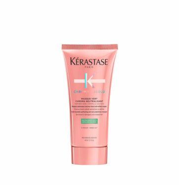 Mascarilla neutralizadora cabello teñido Chroma Aboslu Masque Vert Chroma Neutralisant de Kérastase