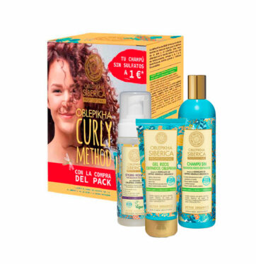 Pack rizos método curly OBLEPIKHA DE NATURA SIBERICA