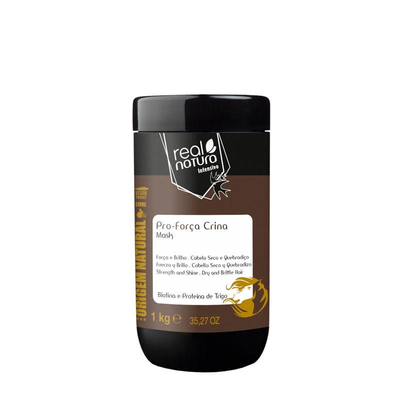 Mascarilla fortalecedora e hidratante Pro-Força Crina de Real Natura Mascarilla fortalecedora e hidratante Pro-Força Crina de Real Natura