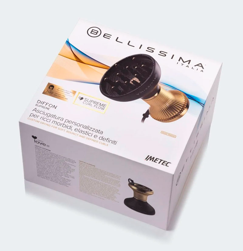 Bellissima - Secador difusor de aire caliente My Pro Diffon Ceramic Argan  Oil