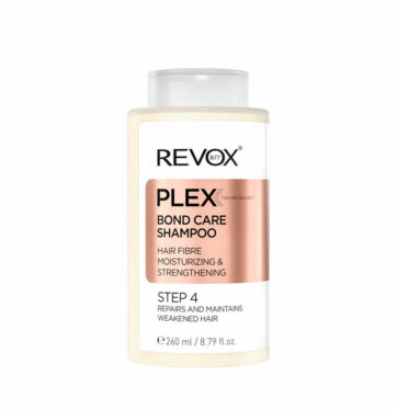 Champú reparador PLEX BOND CARE SHAMPOO Paso 4 de REVOX B77