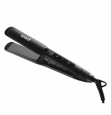 PLANCHA con placas de titanio i aniones ALESSA STRAIGHTENER BLACK de WAD