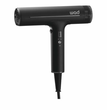 SECADOR IÓNICO ULTRA LIGERO ELITE HAIR DRYER BLACK de WAD