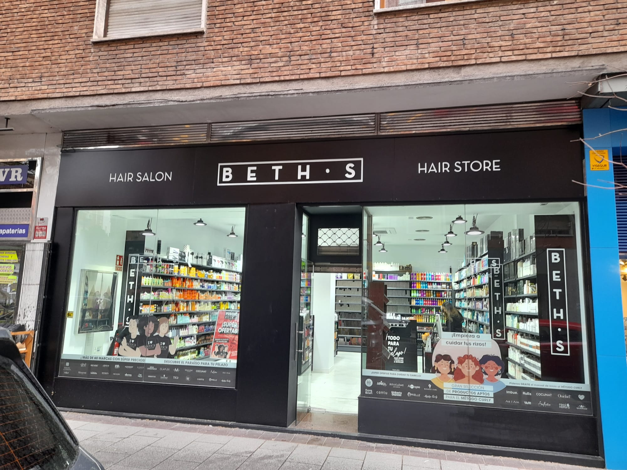 BETH'S HAIR calle lópez de hoyos 94 Madrid tienda productos para el cabello y skincare