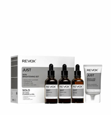 Pack rutina diaria para Iluminar la Piel BRIGHTENING SET de REVOX B77 JUST SKIN