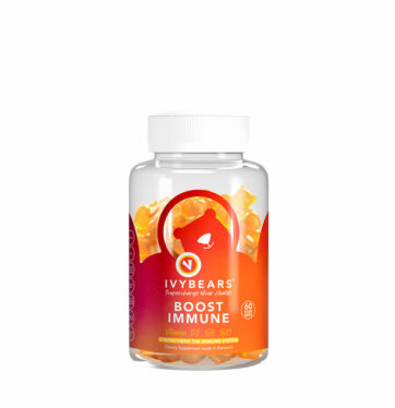 VITAMINAS PARA LAS DEFENSAS BAJAS DEL SISTEMA INMUNOLÓGICO GOMINOLAS OSITOS BOOST IMMUNE DE IVYBEARS