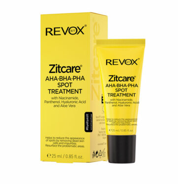Tratamiento manchas e imperfecciones para piel grasa o con acné ZITCARE AHA · BHA · PHA Spot Treatment de REVOX B77 ZITCARE BETH'S HAIR