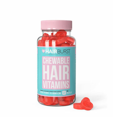 Vitaminas Masticables Corazón para Crecimieto Pelo Sano - 1 mes - CHEWABLE HEART VITAMINS de HAIRBURST