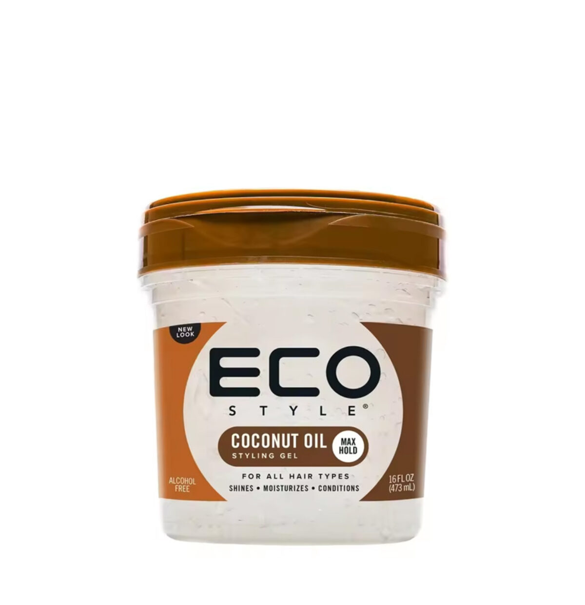 Gel definición y fijación con aceite de coco COCONUT OIL de ECO