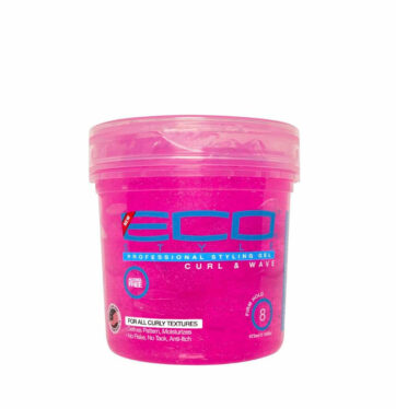 Gel rosa definición y fijación rizos y ondulado CURL&WAVE de ECO STLYLE 473ml