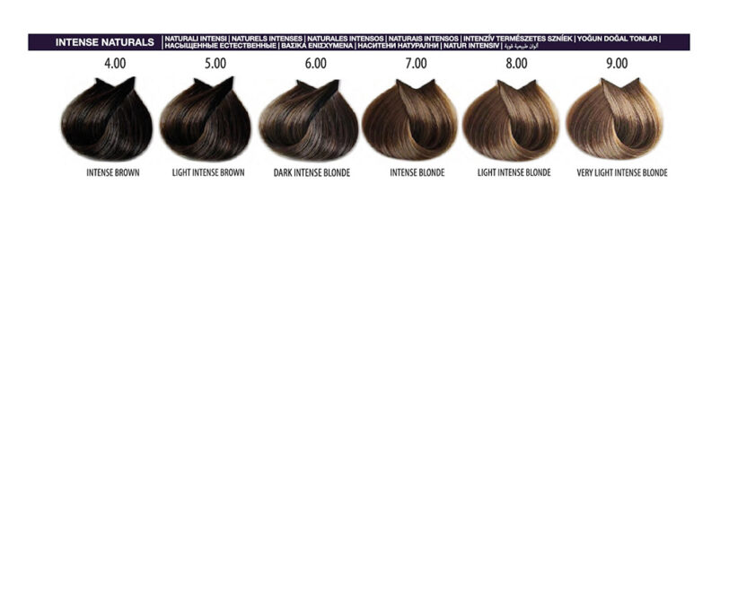 Carta Tinte permanente Life Color Plus tonos INTENSE NATURALS 100ml de Farmavita BETH'S HAIR