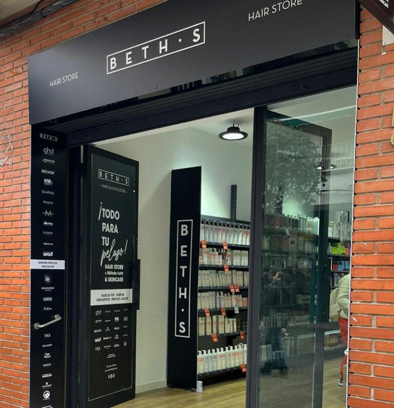 Tienda productos para el pelo peluquería BETH'S HAIR Getafe Madrid