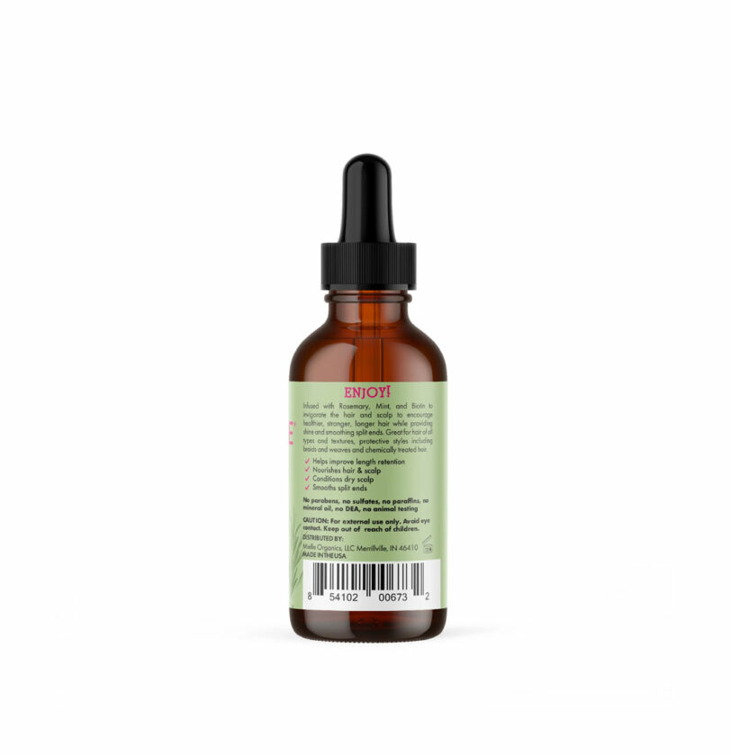 Aceite de romero crecimiento Rosemary Mint Scalp & Hair Strengthening Oil de Mielle 59ml BETH'S HAIR