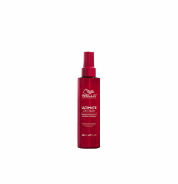 Protector térmico, UV, daños y anti encrepamiento sin aclarado con AHA y Omega-9 Ultimate Repair Protective Leave-in de Wella Professionals 140 BETH'S HAIR