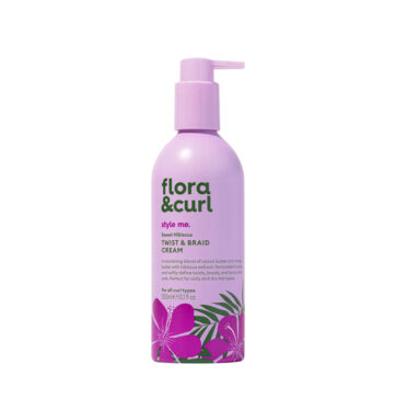 Crema de peinado rizos y trenzas Sweet Hibiscus Twist & Braid Cream de FLORA & CURL BETH'S HAIR