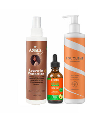 Pack método LOC rizos hidratados con Anira Curls, Cantu y BOUCLÈME BETH'S HAIR