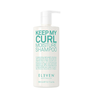Champú hidratante rizos con ácido hialurónico, ceramidas y niacinamida Keep My Curl Moisture Shampoo de Eleven Australia 300ml BETH'S HAIR