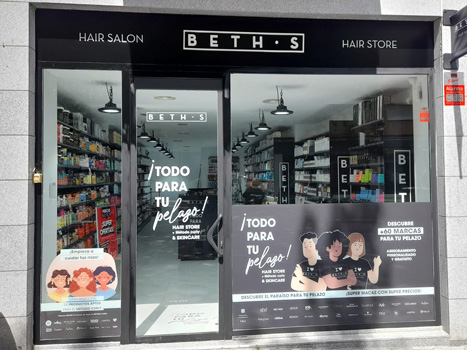 BETH'S HAIR Leganés Madrid tienda productos para el cabello y skincare