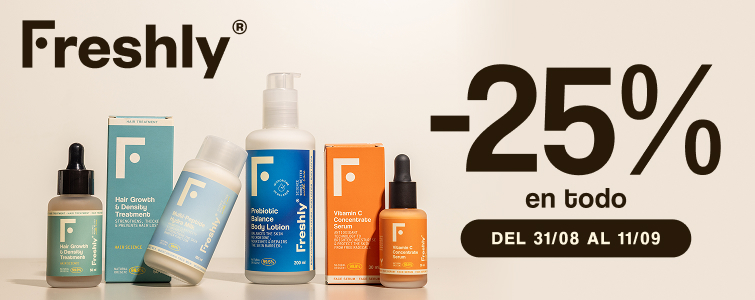 OFERTA FRESHLY 25% EN BETH'S HAIR
