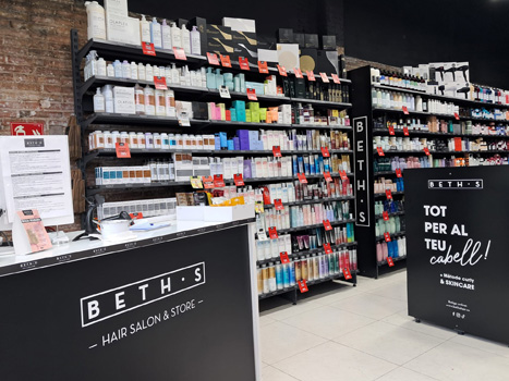 BETH'S HAIR mercat Collblanc Hospitalet tienda productos para el cabello y skincare