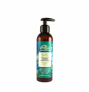 Acondicionador sin aclarado leave in con proteínas my best option my-protein de BIO GENTLEAF