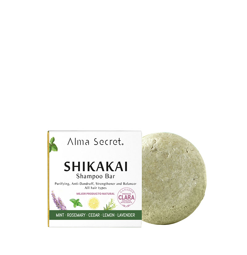 Champú Sólido Shikakai Anticaída, grasa, caspa y dermatitis de Alma Secret BETH'S HAIR Champú Sólido Shikakai Anticaída, grasa, caspa y dermatitis de Alma Secret BETH'S HAIR