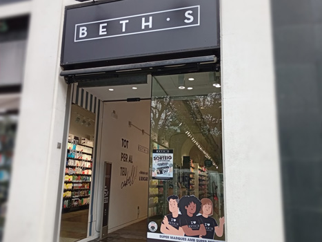BETH'S HAIR Barcelona C/ Ganduxer 26 diagonal tienda productos para el cabello y skincare