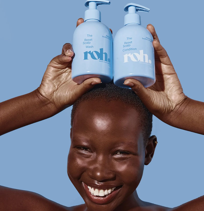 Champú calmante y purificante para cuero cabelludo sensible Reset Scalp Wash de ROH BETH'S HAIR Champú calmante y purificante para cuero cabelludo sensible Reset Scalp Wash de ROH BETH'S HAIR