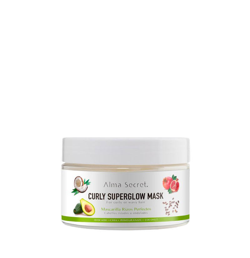 Mascarilla para rizos CURLY SUPERGLOW MASK de Alma Secret BETH'S HAIR Mascarilla para rizos CURLY SUPERGLOW MASK de Alma Secret BETH'S HAIR