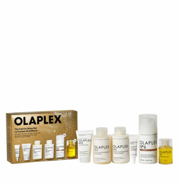 OLAPLEX Pack para un cabello brillante, liso y fuerte FULL-ON SHINE SET Edición Limitada Navidad 2025 BETH'S HAIR