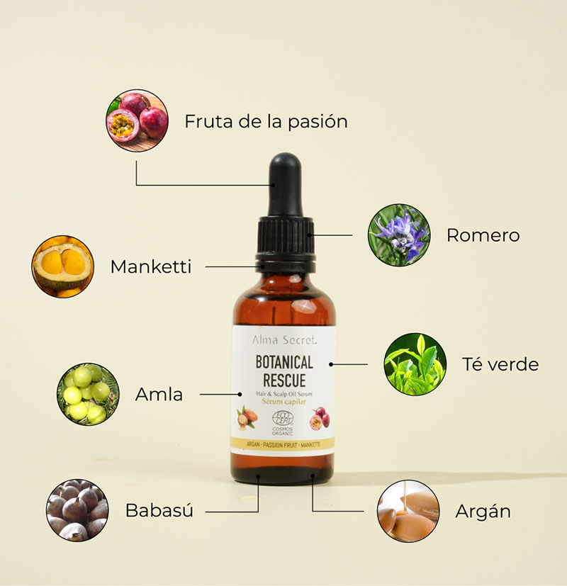 Sérum capilar BOTANICAL RESCUE de Alma Secret BETH'S HAIR Sérum capilar BOTANICAL RESCUE de Alma Secret BETH'S HAIR