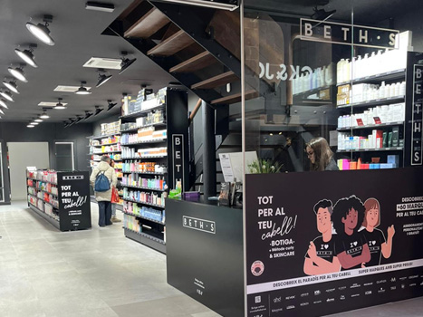 BETH'S HAIR Badalona Carrer del Mar 7 tienda productos para el cabello y skincare