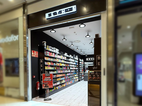BETH'S HAIR C.C. Plaza Rio 2 Madrid tienda productos para el cabello y skincare