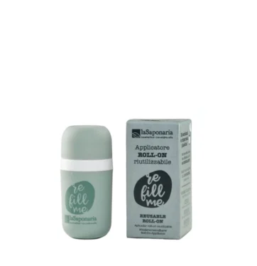 Aplicador roll-on rellenable verde de LA SAPONARIA BETH'S HAIR