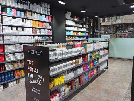 BETH'S HAIR Barcelona Travessera de Dalt 32 tienda productos para el cabello y skincare
