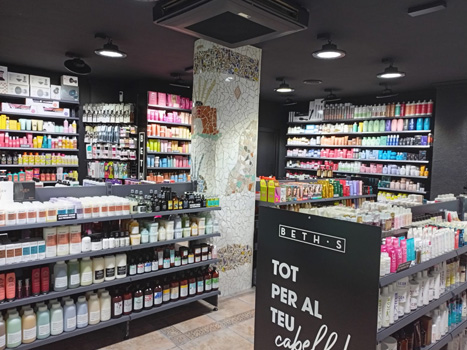 BETH'S HAIR Barcelona Travessera de Dalt 32 tienda productos para el cabello y skincare
