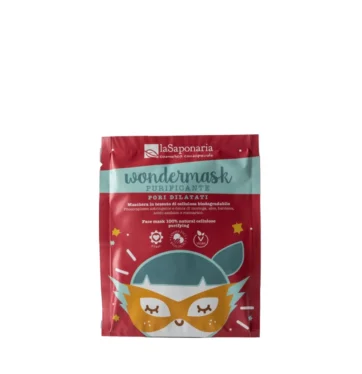 Mascarilla de tela purificante piel grasa Wondermask Purifying face mask de LA SAPONARIA BETH'S HAIR