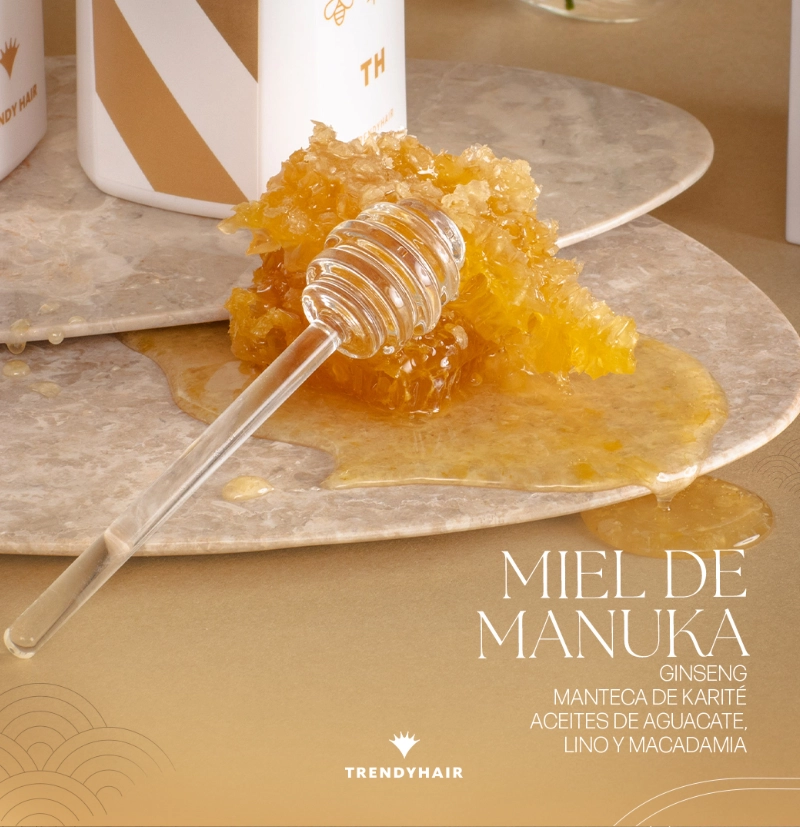 Mascarilla Hidratante y Reparador con keratina, ginseng y miel de Manuka MASK MANUKA HONEY de TRENDY HAIR BETH'S HAIR Mascarilla Hidratante y Reparador con keratina, ginseng y miel de Manuka MASK MANUKA HONEY de TRENDY HAIR BETH'S HAIR