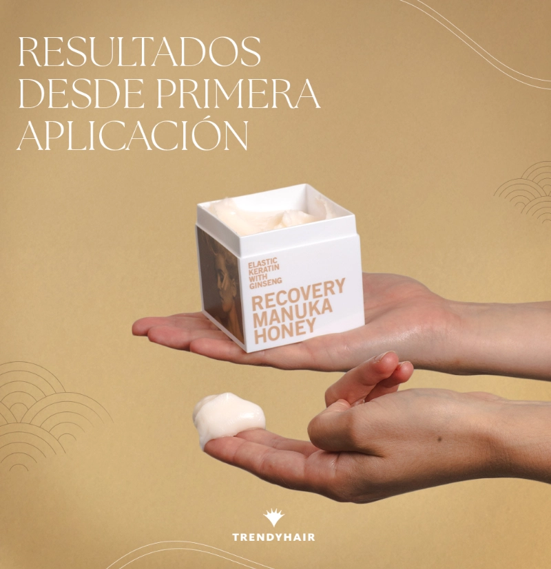 Mascarilla Hidratante y Reparador con keratina, ginseng y miel de Manuka MASK MANUKA HONEY de TRENDY HAIR BETH'S HAIR Mascarilla Hidratante y Reparador con keratina, ginseng y miel de Manuka MASK MANUKA HONEY de TRENDY HAIR BETH'S HAIR