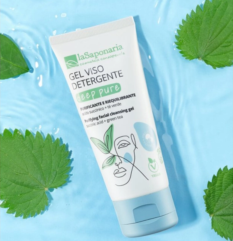 Deep pure gel limpiador purificante piel grasa Deep pure purifying cleansing gel de LA SAPONARIA BETH'S HAIR Deep pure gel limpiador purificante piel grasa Deep pure purifying cleansing gel de LA SAPONARIA BETH'S HAIR