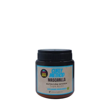 Mascarilla nutrición intensa y proteínas para cabello rizado y ondulado CURLY METHOD de LOCO LOOKS BETH'S HAIR