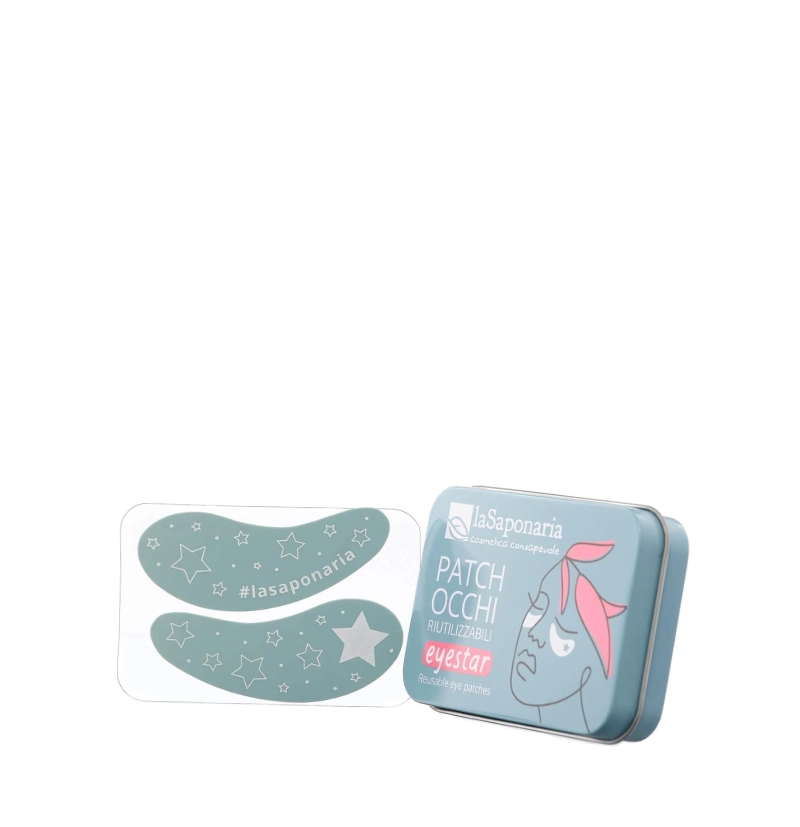 Parches contorno de ojos reutilizables EyeStar de LA SAPONARIA Parches contorno de ojos reutilizables EyeStar de LA SAPONARIA