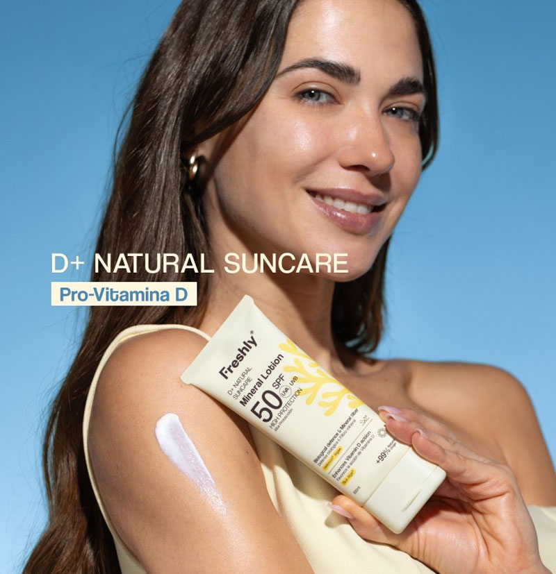 Fotoprotector natural corporal fluido SPF 50 Natural Suncare Mineral Lotion de Freshly Cosmetics BETH'S HAIR Fotoprotector natural corporal fluido SPF 50 Natural Suncare Mineral Lotion de Freshly Cosmetics BETH'S HAIR