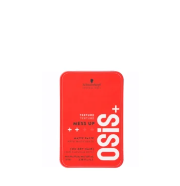 Pasta mate remoldeable fijación media OSiS+ Mess up de SCHWARZKOPF BETH'S HAIR