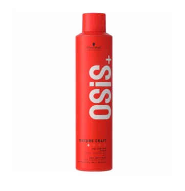 Spray texturizante en seco fijación ligera OSiS+ Texture Craft de SCHWARZKOPF BETH'S HAIR